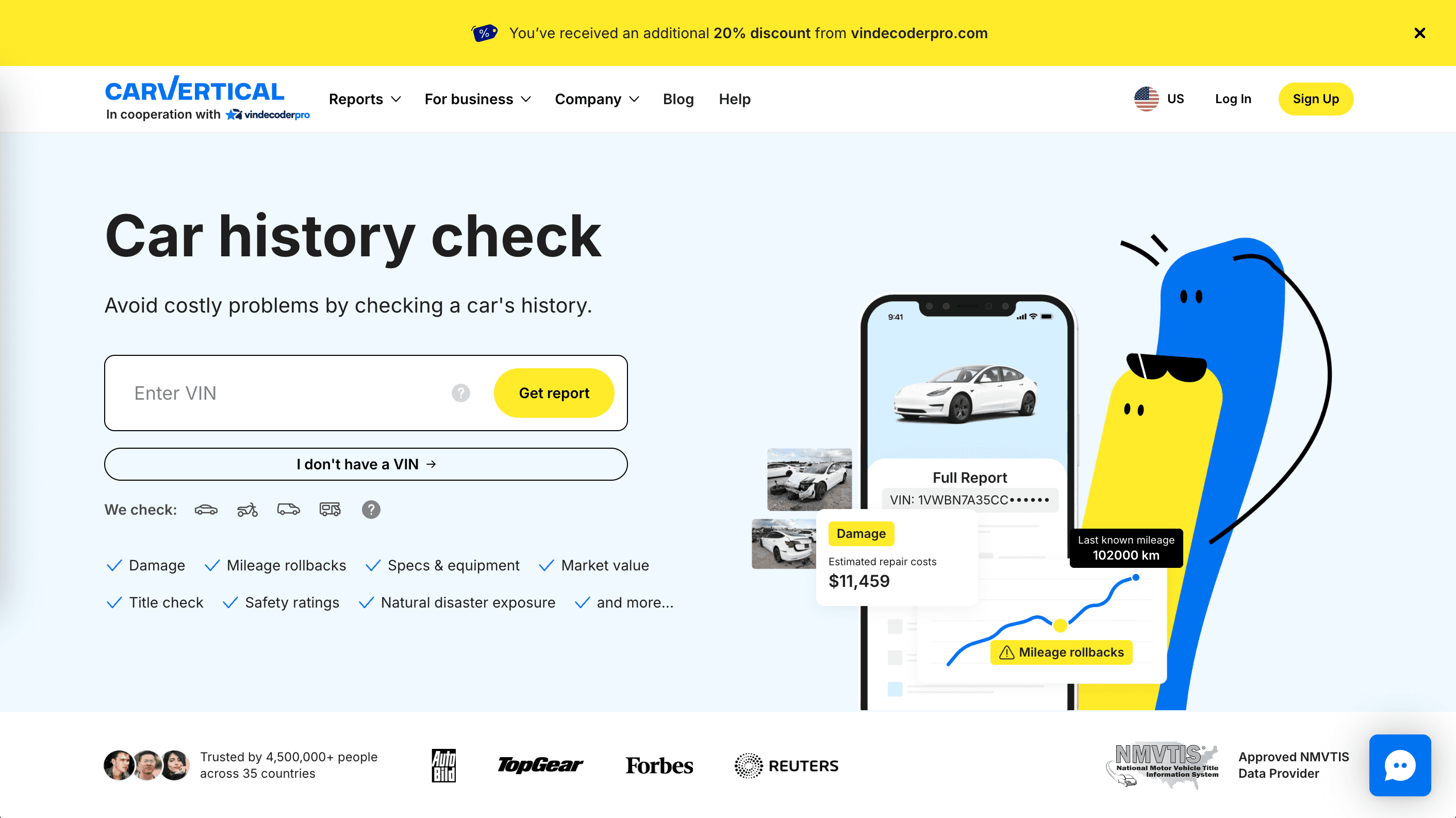carVertical report